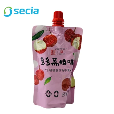 Sesuaikan Reka Bentuk Leakproof Stand Up Spout Pouch